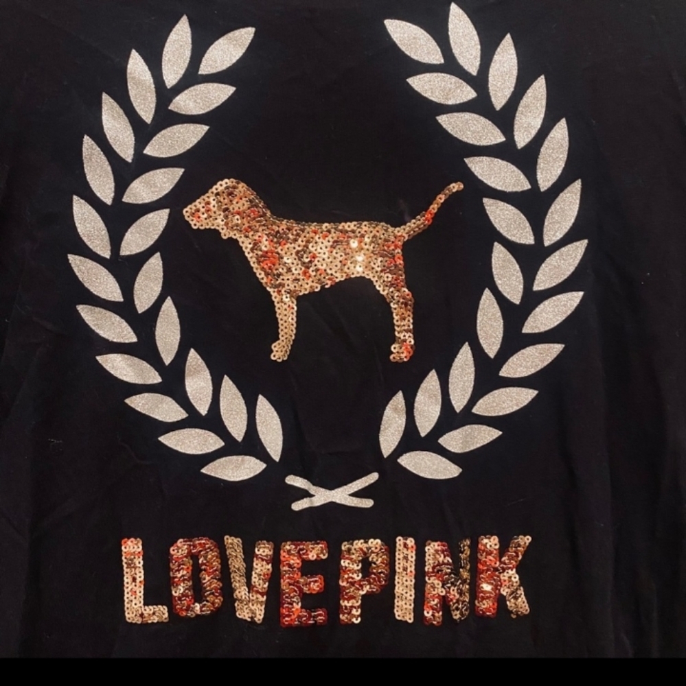 Victoria’s Secret PINK Long Sleeve Bling Tee